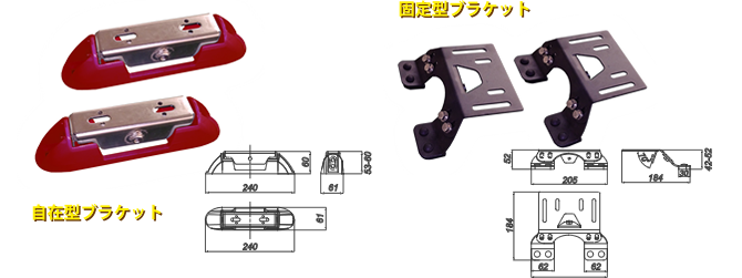 高い信頼性を誇る取付金具